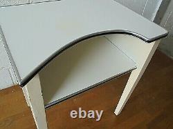 Rare Vintage Retro Shaped Formica Top Kitchen Work Table Food Prep Funky Desk