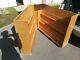 Rare Old Vintage Library Trolley Book Storage Display Cabinet Open Out Wheels