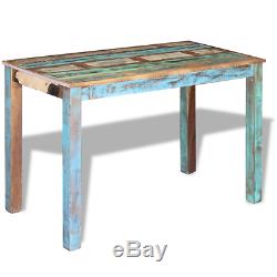 Reclaimed Dining Table Vintage Handmade Rectangle Kitchen Table Rustic Furniture