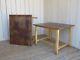 Reclaimed Old School Science Laboratory Vintage Wooden Tables Kitchen