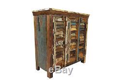 Reclaimed Sideboard Cupboard In Vintage Wood Storage Cabinet FREE DELIVERY