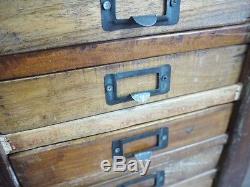 Reclaimed Wood Tall Boy Rustic Filing Cabinet 10 Drawer Chest Storage Unit New