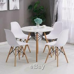 Rectangle Dining Table And 4 Chairs Set Dinning Kitchen Living Room Retro style