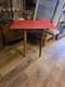 Remploy Red Formica Drop Leaf Kitchen Table Retro 50s 60s