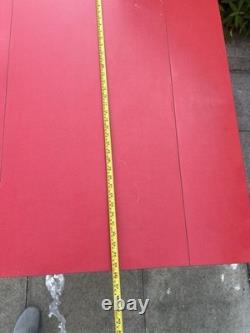 Remploy Red Formica Drop Leaf Kitchen Table Retro 50s 60s