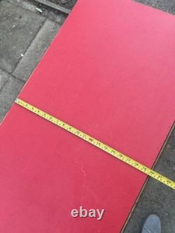 Remploy Red Formica Drop Leaf Kitchen Table Retro 50s 60s