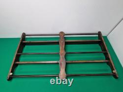 Retro 41 Hardwood Ercol Wooden Plate Rack Wall Display Shelf Mid Century
