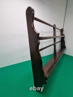 Retro 41 Hardwood Ercol Wooden Plate Rack Wall Display Shelf Mid Century