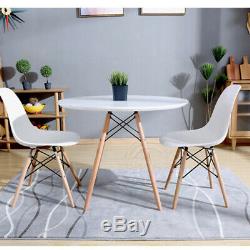 Retro Dining Table and Chairs Set 4 or 6 Wooden Legs Eiffel Dining Room Kitchen