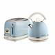 Retro Dome Kettle & Toaster Set, Blue Vintage Style, Ariete