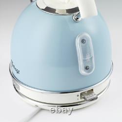 Retro Dome Kettle & Toaster Set, Blue Vintage Style, Ariete