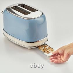Retro Dome Kettle & Toaster Set, Blue Vintage Style, Ariete