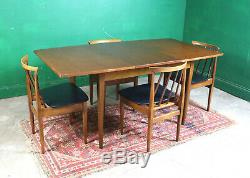 Retro EON Dining Table & 4 Chairs, Mid Century, Teak, Vintage, Extending Kitchen