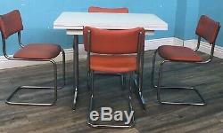 Retro Formica Kitchen Table And Chairs Vintage MID Century