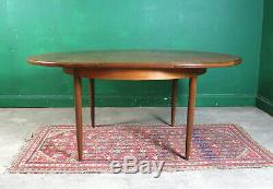 Retro G Plan Dning Table, Fresco, Teak, Round, Extending, Kitchen, Vintage