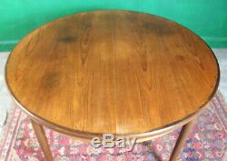 Retro G Plan Dning Table, Fresco, Teak, Round, Extending, Kitchen, Vintage