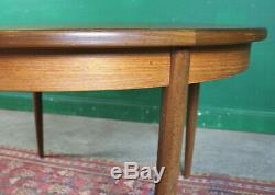 Retro G Plan Dning Table, Fresco, Teak, Round, Extending, Kitchen, Vintage