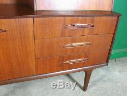 Retro Midi Sideboard, Teak, Mid Century, Cupboard Storage Drinks Cabinet Lounge