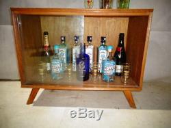 Retro Oak Drinks Cabinet Vintage Home Bar Cocktail Cabinet MID Century Modern