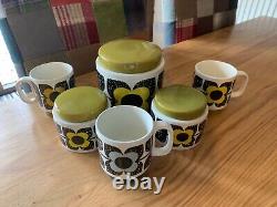Retro Orla Kiely Ceramic Storage Jar & mugs/ tea/coffee setCHECK OUT MY OTHERS