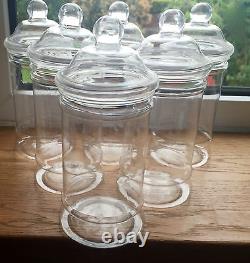 Retro Plastic Victorian Empty 500ml Sweet Jars 1 2 3 4 5 6 10 1 20 25 30 50 UK