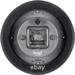 Retro Red Wall Clock 9.5 Vintage Kitchen Silent Quartz Easy-Read Round Decor