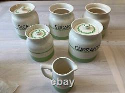 Retro Sadler Kleen Kitchen Ware 6 pieces. UK P&P included