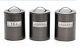 Retro Set Of 3 Tea Coffee Sugar Canisters Kitchen Storage Pot Jars Air Tight Lid