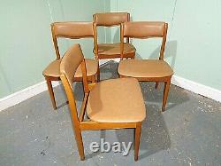 Retro Teak Dining Chairs Vintage Teak Kitchen Chairs MID Century Modern Chairs