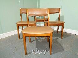 Retro Teak Dining Chairs Vintage Teak Kitchen Chairs MID Century Modern Chairs