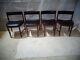 Retro Teak Mcintosh Set Of Dining Chairs Vintage Teak Kitchen Chairs Mid Century
