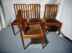 Retro Teak Meredew Teak Dining Chairs Vintage Teak Kitchen Chairs MID Century