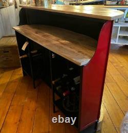 Retro Vintage 1960s inspired Camper Van Home Bar / Counter / Sideboard