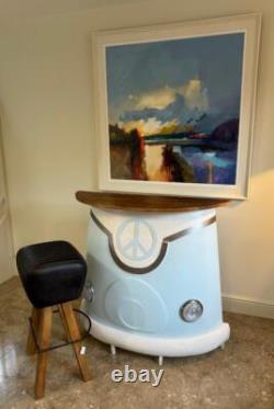 Retro Vintage 1960s inspired VW Camper Van Home Bar / Counter / Sideboard