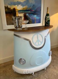 Retro Vintage 1960s inspired VW Camper Van Home Bar / Counter / Sideboard
