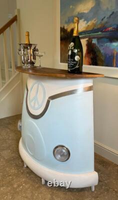 Retro Vintage 1960s inspired VW Camper Van Home Bar / Counter / Sideboard