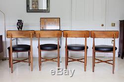 Retro Vintage G Plan Dining Table and Chairs Teak 4 Dining Chairs 1970s Fresco