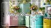 Retro Vintage Kitchens Playful Colors Combined With Chic Timeless Finishes