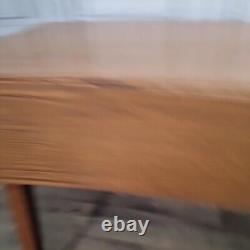 Retro Vintage Mid-Century Modern Formica Drop Leaf Wooden Dining Kitchen Table