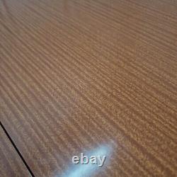 Retro Vintage Mid-Century Modern Formica Drop Leaf Wooden Dining Kitchen Table