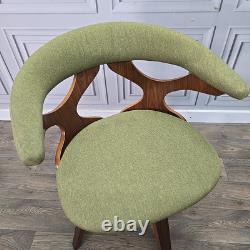 Retro Vintage Mid Century Style LumiSource Gardenia Chair Swivel Dining Office