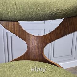 Retro Vintage Mid Century Style LumiSource Gardenia Chair Swivel Dining Office