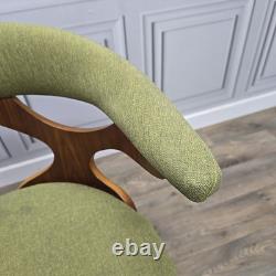 Retro Vintage Mid Century Style LumiSource Gardenia Chair Swivel Dining Office