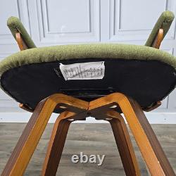 Retro Vintage Mid Century Style LumiSource Gardenia Chair Swivel Dining Office