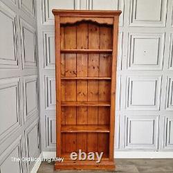 Retro Vintage Pine Solid Wood Bookcase Shelf / Shelves Country Farmhouse