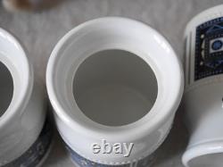 Robert Stewart Scotland Spice Jars Set Of 4, Mid Century Ceramic Canisters