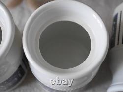 Robert Stewart Scotland Spice Jars Set Of 4, Mid Century Ceramic Canisters