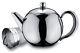 Rondeo Stainless Steel 1l 35oz Tea Pot With Infuser Non Drip Dishwasher Safe