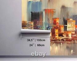 Rural painting retro wall mural Removable or Regular wallpaper Vintage scenic