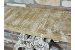 Rustic Sideboard Console Side End Table Hallway Vintage Ornate Storage New